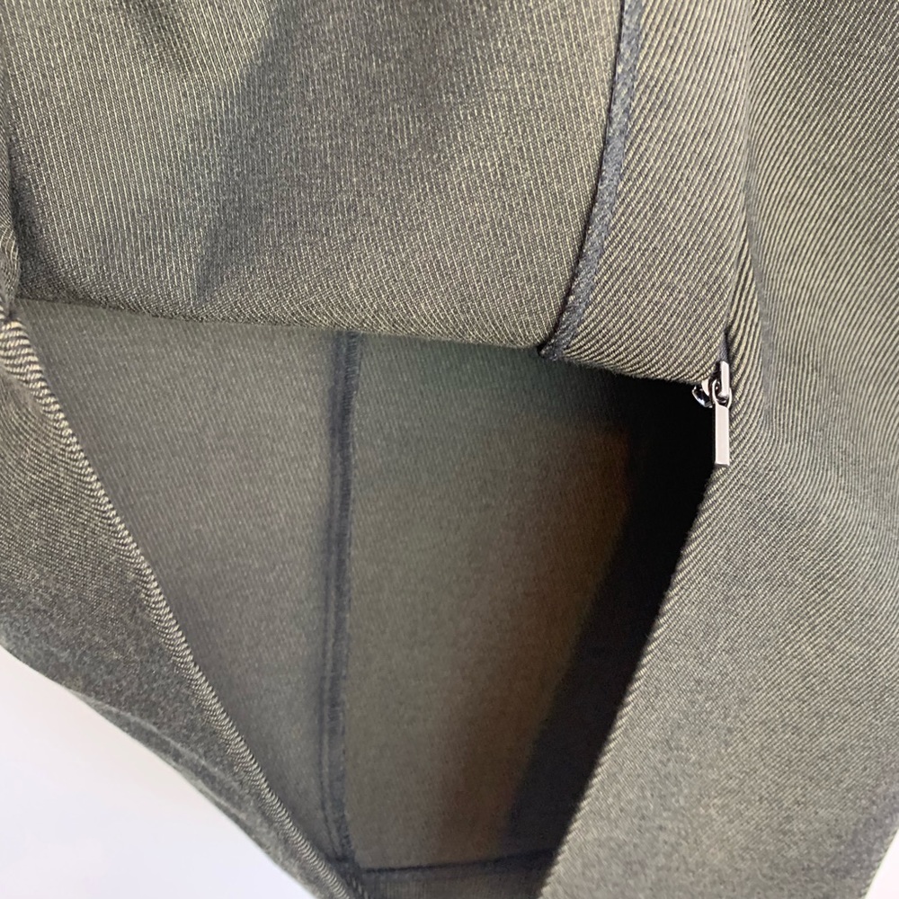 Ann Taylor skirt size 10 dark green pencil career - Picture 6 of 8